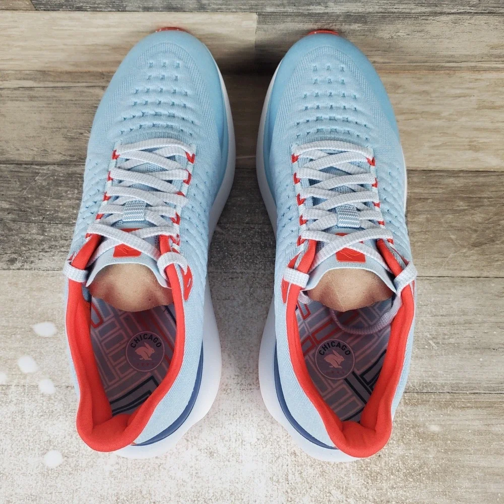 Rabbit Dream Chaser Mens Shoes Sz 9.5 Running Crystal Blue Mesh Lace Up Sneakers
